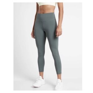 Athleta Elation High-Rise Gray Leggings in Metropolis Gray